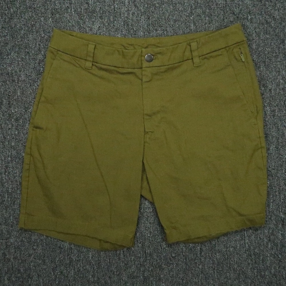 lululemon athletica Olive Green Men's Flat-Front Shorts